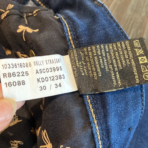 Mavi Gold ladies denim in size 30 x 32. Molly straight regular rise. - Picture 7 of 11